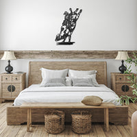 Bull Rider Rodeo Metal Sign Western Cowboy Artwork Rustic Home Decor