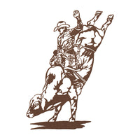 Bull Rider Rodeo Metal Sign Western Cowboy Artwork Rustic Home Decor