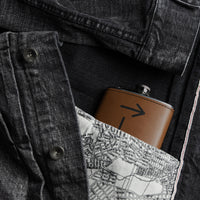 CUSTOM CATTLE BRAND 6 Oz Flask