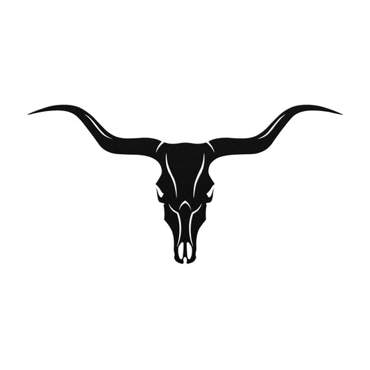 Texas Longhorn Skull Metal Cut Out Wall Decor For Western Rustic Boho Metal Wall Art