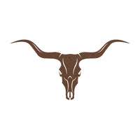 Texas Longhorn Skull Metal Cut Out Wall Decor For Western Rustic Boho Metal Wall Art