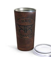 CUSTOM CATTLE BRAND Branded Looking Rustic Western 20oz Ringneck Tumbler