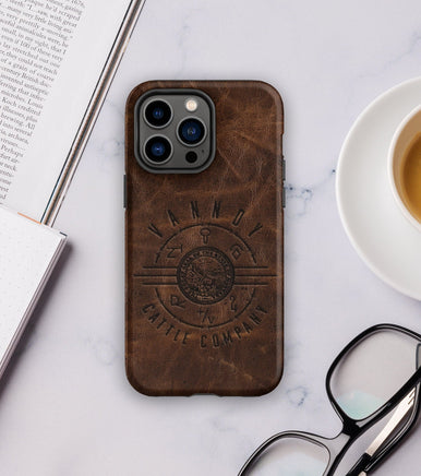 Custom Cattle Brand Ranch Tough Branded Look iPhone Case