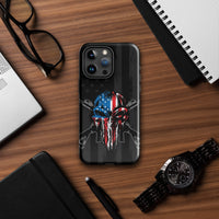 American Flag Punisher Gun iPhone Case