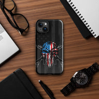 American Flag Punisher Gun iPhone Case