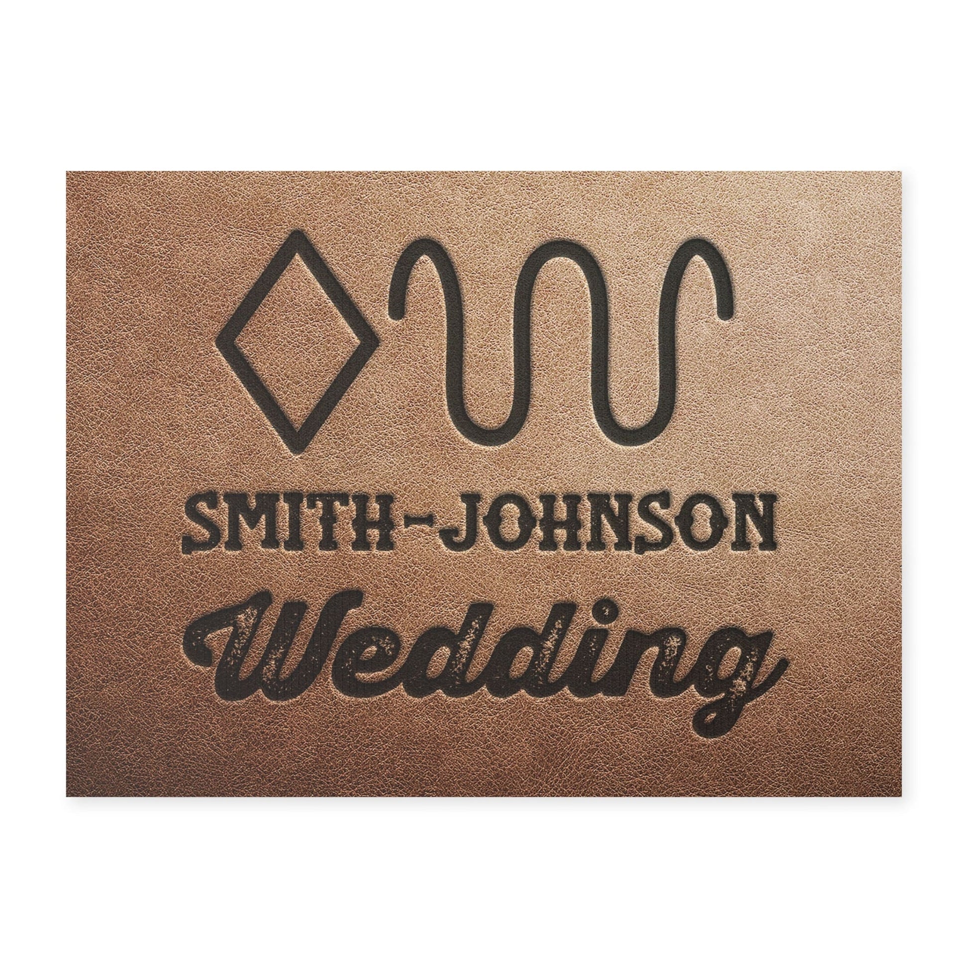 CUSTOM CATTLE BRAND Western Yard Sign Wedding Sign Branding Iron Wedding Decor for Rustic Wedding Ceremony or Reception