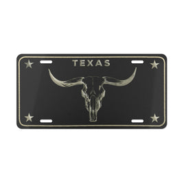 State Longhorn Custom Personalized License Plate Cowboy Western Rancher Livestock Brand License Plate Truck Accessories Texas Long Horn