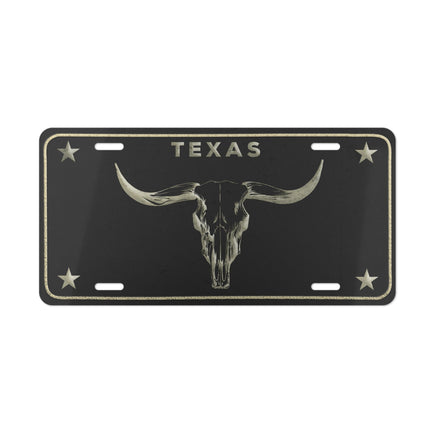 State Longhorn Custom Personalized License Plate Cowboy Western Rancher Livestock Brand License Plate Truck Accessories Texas Long Horn