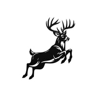 Whitetail Buck Metal Art Wall Decor Hunter Outdoors Home Decor Man Cave Hunting Room Decorations Powder Coated Sign Cabin Lodge Cut Out Art