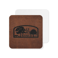 CUSTOM LOGO Cattle and Horse Brand Printed Pulp Board Coasters (50, 100 pcs) Ranch Cowboy Bar Decor Man Cave Bar Accessories