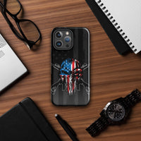 American Flag Punisher Gun iPhone Case