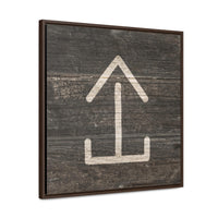 CUSTOM CATTLE BRAND Gallery Canvas Wraps Square Wood Frame Vintage Retro Branding Iron Wall Decor Rustic Western Design