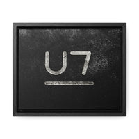 CUSTOM CATTLE BRAND Gallery Canvas Black Framed Luxury Wall Decor Personalized Western Ranch Decor
