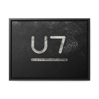 CUSTOM CATTLE BRAND Gallery Canvas Black Framed Luxury Wall Decor Personalized Western Ranch Decor