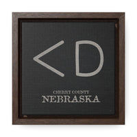 CUSTOM CATTLE BRAND Canvas Wraps Wood Frame Printed Book Cover Pattern Vintage Retro Branding Iron Wall Decor Rustic Western Design
