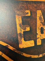 Eat Beef You SOB's Cattle Raisers Vintage Retro Antique Looking Metal Composite Ranch Sign Western Cattle Ranch Livestock Retro Sign