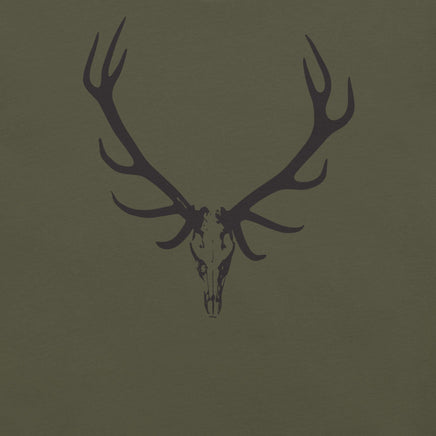 Elk Hunter Skull Outdoors Unisex t-shirt