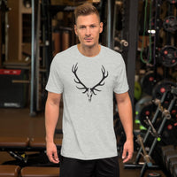 Elk Hunter Skull Outdoors Unisex t-shirt
