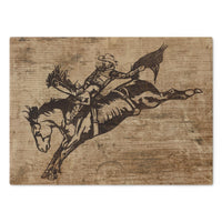 Rustic Cowboy Cutting Board with Rodeo Design, Kitchen Decor, Gift for Ranchers, Western Themed, Unique Housewarming Gift