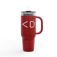 CUSTOM CATTLE BRAND Stylish Personalized Custom Thermal Stainless Steel Insulated Travel Mug, 40oz Western Ranch Coffee Water Bottle