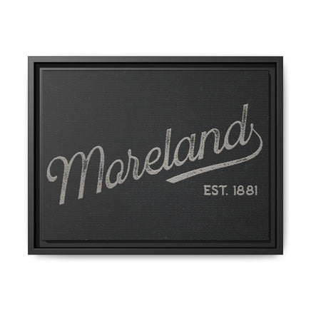 Personalized Matte Canvas Print, Framed Wall Art for Home Decor, Custom Name Art, Established Year Gift, Wall Decor for Family