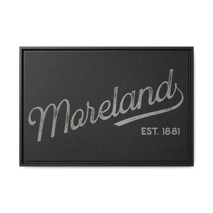 Personalized Matte Canvas Print, Framed Wall Art for Home Decor, Custom Name Art, Established Year Gift, Wall Decor for Family