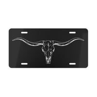 Texas Longhorn License Plate Cowboy Western Rancher Personalized License Plate Longhorn Cattle Producers Truck Accessory Long Horn Cattle