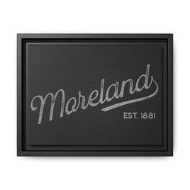 Personalized Matte Canvas Print, Framed Wall Art for Home Decor, Custom Name Art, Established Year Gift, Wall Decor for Family