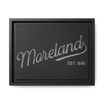 Personalized Matte Canvas Print, Framed Wall Art for Home Decor, Custom Name Art, Established Year Gift, Wall Decor for Family