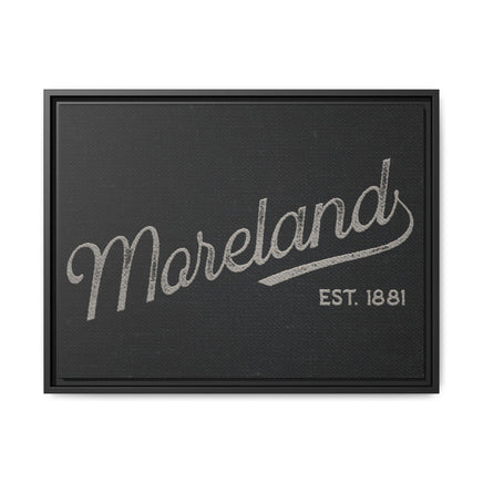 Personalized Matte Canvas Print, Framed Wall Art for Home Decor, Custom Name Art, Established Year Gift, Wall Decor for Family