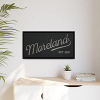 Personalized Matte Canvas Print, Framed Wall Art for Home Decor, Custom Name Art, Established Year Gift, Wall Decor for Family