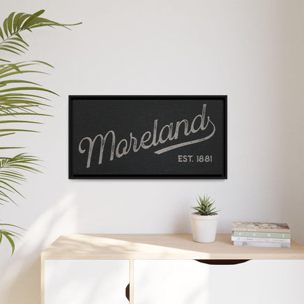 Personalized Matte Canvas Print, Framed Wall Art for Home Decor, Custom Name Art, Established Year Gift, Wall Decor for Family