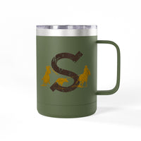 CUSTOM CATTLE BRAND Personalized Western Cattle Brand 15oz Tumbler
