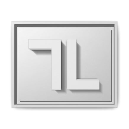 CUSTOM CATTLE BRAND Framed Canvas White on White Luxury Farmhouse Home Decor Canvas Livestock Brand Gift Modern Interior Design