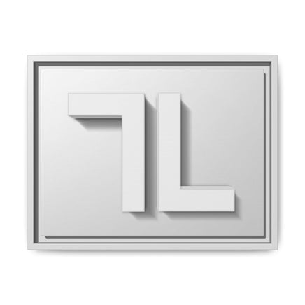 CUSTOM CATTLE BRAND Framed Canvas White on White Luxury Farmhouse Home Decor Canvas Livestock Brand Gift Modern Interior Design