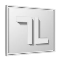 CUSTOM CATTLE BRAND Framed Canvas White on White Luxury Farmhouse Home Decor Canvas Livestock Brand Gift Modern Interior Design