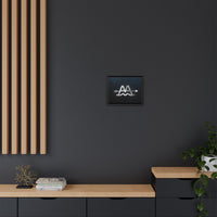 CUSTOM CATTLE BRAND Modern Wood Framed Canvas Wall Art Modern Home Office Artwork with Family Livestock Brand