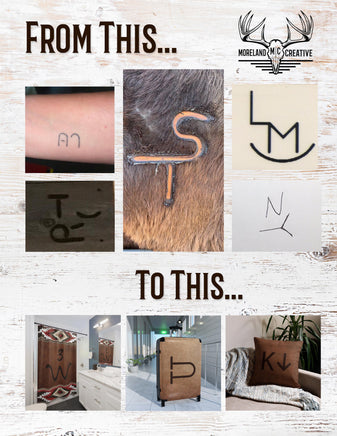 CUSTOM CATTLE BRAND Modern Barnwood Plaque Livestock Branding Iron Personalized Wall Art for Ranchers and Farmers