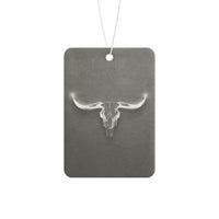 Longhorn Skull Car Air Freshener | Western, Boho, Rustic Car Scent Vehicle Accessory