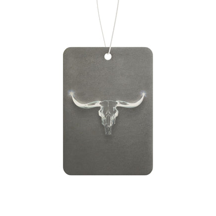 Longhorn Skull Car Air Freshener | Western, Boho, Rustic Car Scent Vehicle Accessory