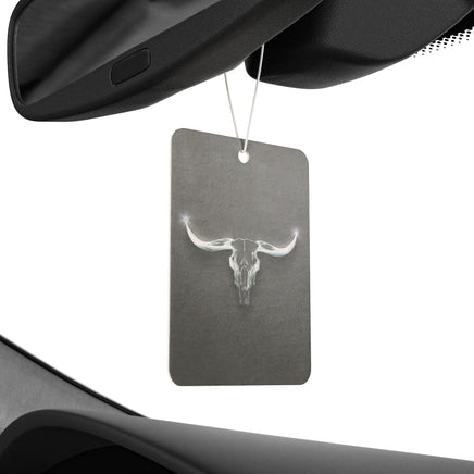 Longhorn Skull Car Air Freshener | Western, Boho, Rustic Car Scent Vehicle Accessory