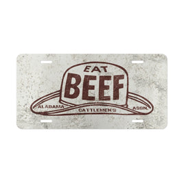 Alabama Cattlemen's Association License Plate Vintage Looking Cowboy Western Rancher Personalized Truck Plate Rancher Vehicle Accessory