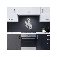 Vintage Bronc Rider Metal Wall Art Old Time Wyoming Rodeo Metal Artwork