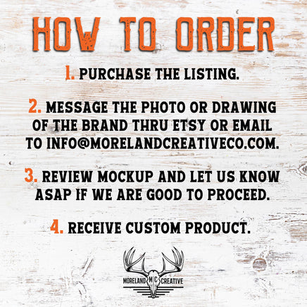 CUSTOM CATTLE BRAND Modern Barnwood Plaque Livestock Branding Iron Personalized Wall Art for Ranchers and Farmers