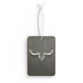 Longhorn Skull Car Air Freshener | Western, Boho, Rustic Car Scent Vehicle Accessory