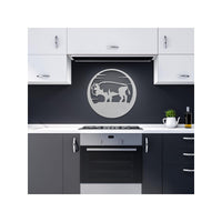 Buffalo Southwestern Metal Wall Art Western Wildlife Laser Cut Wall Decor for Cabin or Lodge