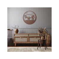 Buffalo Southwestern Metal Wall Art Western Wildlife Laser Cut Wall Decor for Cabin or Lodge