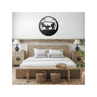 Buffalo Southwestern Metal Wall Art Western Wildlife Laser Cut Wall Decor for Cabin or Lodge