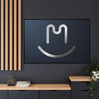Copy of Copy of CL Brand Gold Stamped Leather Matte Canvas, Framed (Multi-color)