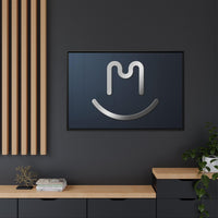 Copy of Copy of CL Brand Gold Stamped Leather Matte Canvas, Framed (Multi-color)